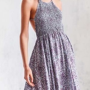 UO Kimchi Blue Backless Halter Dress